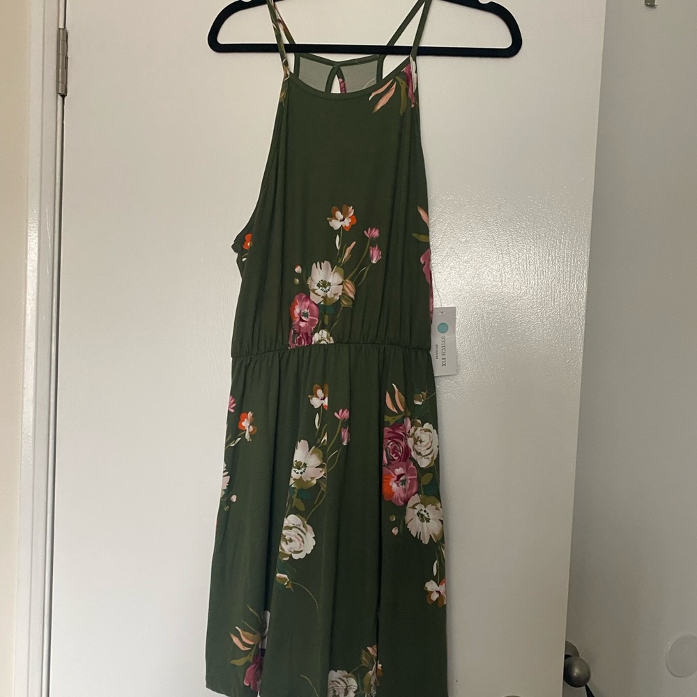 French Grey Tula brushed knit dress- Large